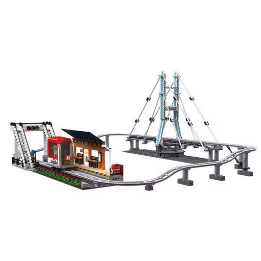 Mould King 16052 Motorisierte Monorail Einschienenbahn – 1.488 Teile