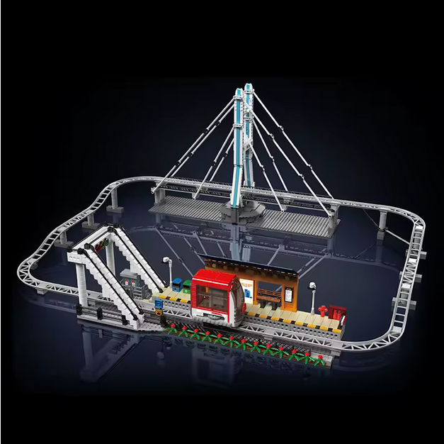 Mould King 16052 Motorisierte Monorail Einschienenbahn – 1.488 Teile MK