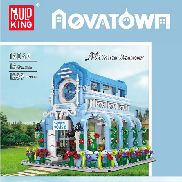 Mould King 16048 Botanischer Garten Modellbausatz – 1.289 Teile MK