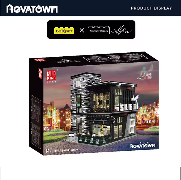 Mould King 16042 Street Modern Bar MOC Bausatz – 3.992 Teile MK
