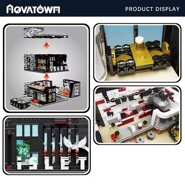 Mould King 16042 Street Modern Bar MOC Bausatz – 3.992 Teile MK