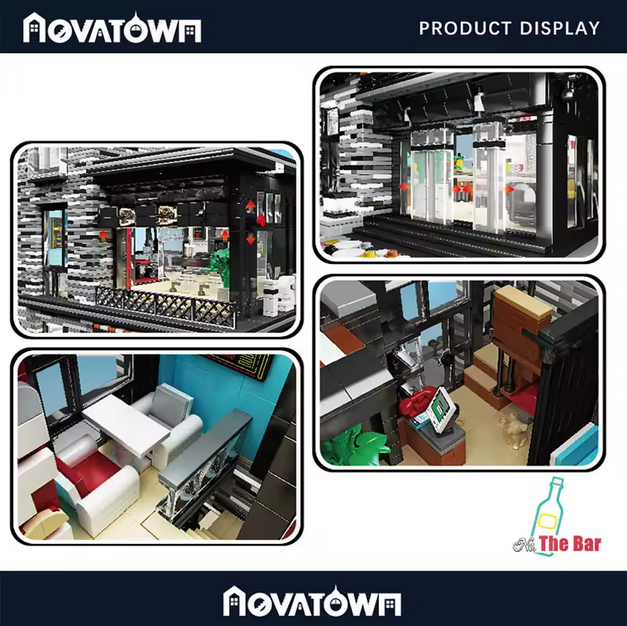 Mould King 16042 Street Modern Bar MOC Bausatz – 3.992 Teile MK