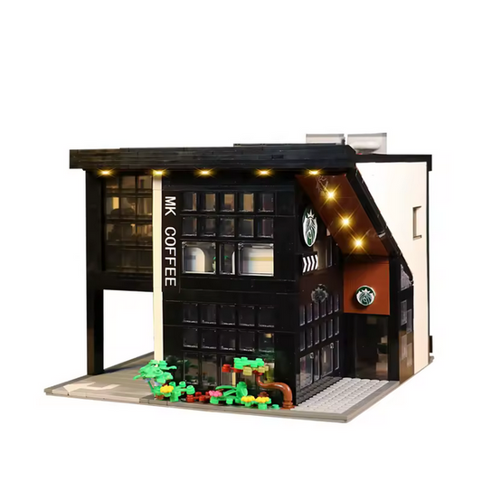 Mould King 16036 Modern Coffee Shop MOC Bausatz – 2.728 Teile MK