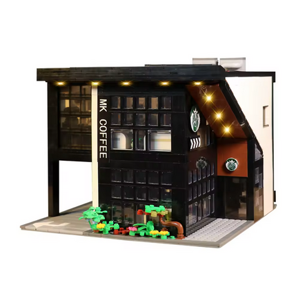 Mould King 16036 Modern Coffee Shop MOC Bausatz – 2.728 Teile MK