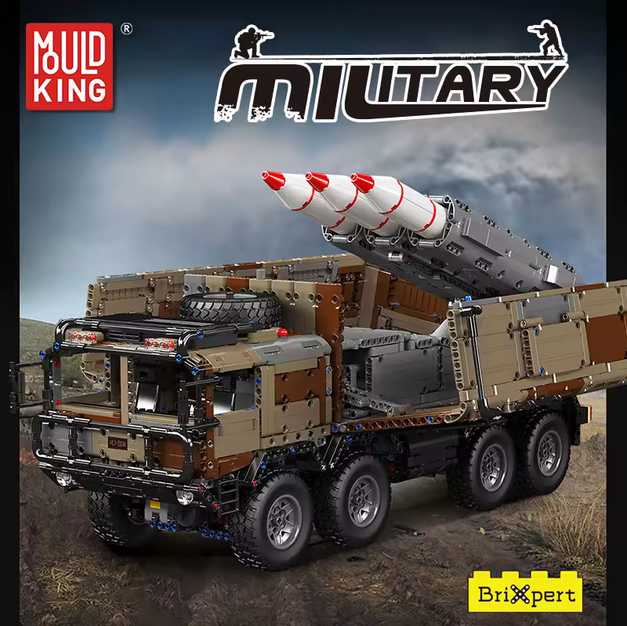 Mould King 20044 8x4 RC Raketen-LKW Militär Bausatz – 3.594 Teile MK