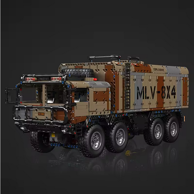 Mould King 20044 8x4 RC Raketen-LKW Militär Bausatz – 3.594 Teile MK