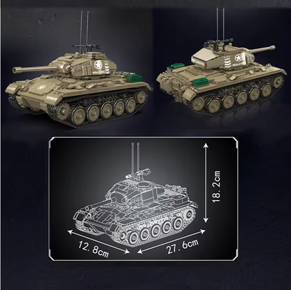 Mould King 20043 M24 Chaffee Panzer Bausatz – 932 Teile MK