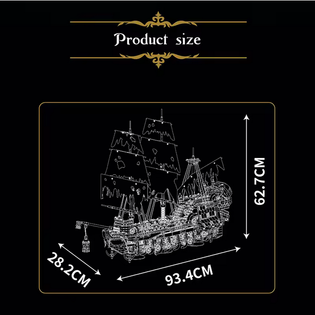 Mould King 13193 Styx Piratenschiff Bausatz – 3.769 Teile MK