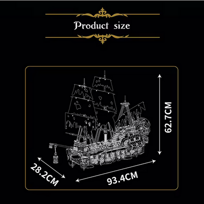 Mould King 13193 Styx Piratenschiff Bausatz – 3.769 Teile MK