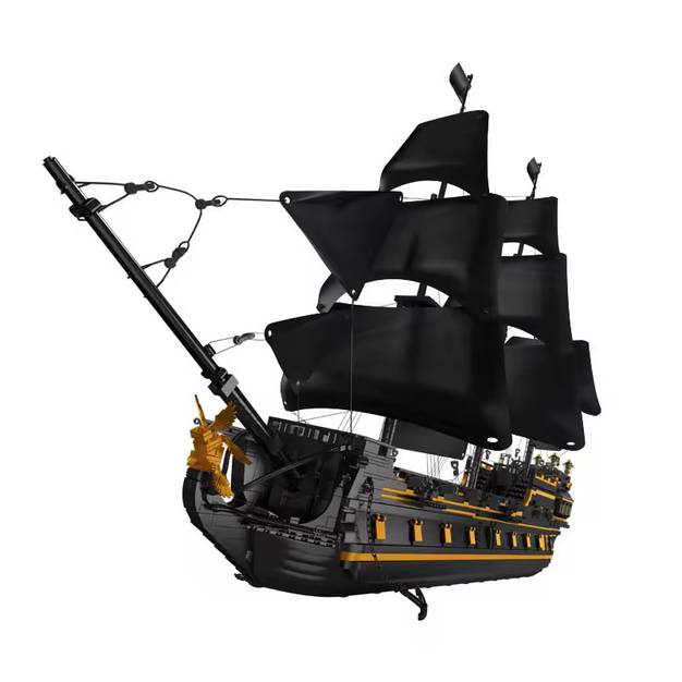 Mould King 13186 Schwarzes Piratenschiff Bausatz – 4.794 Teile MK