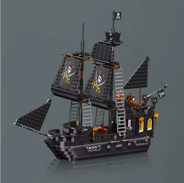 Mould King 10195 Black Pearl Piratenschiff Bausatz – 932 Teile MK