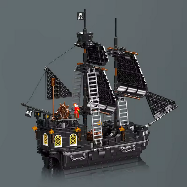 Mould King 10195 Black Pearl Piratenschiff Bausatz – 932 Teile MK