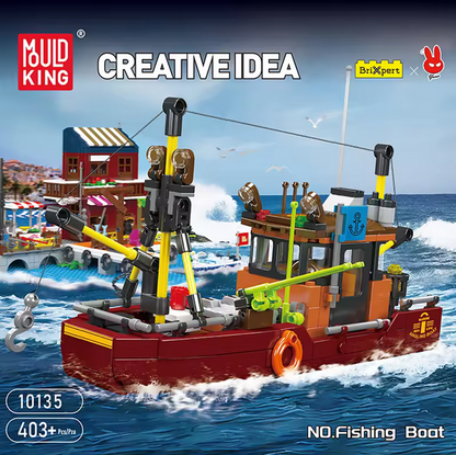Mould King 10137 Redbeard's Revenge Piratenschiff Bausatz – 928 Teile MK