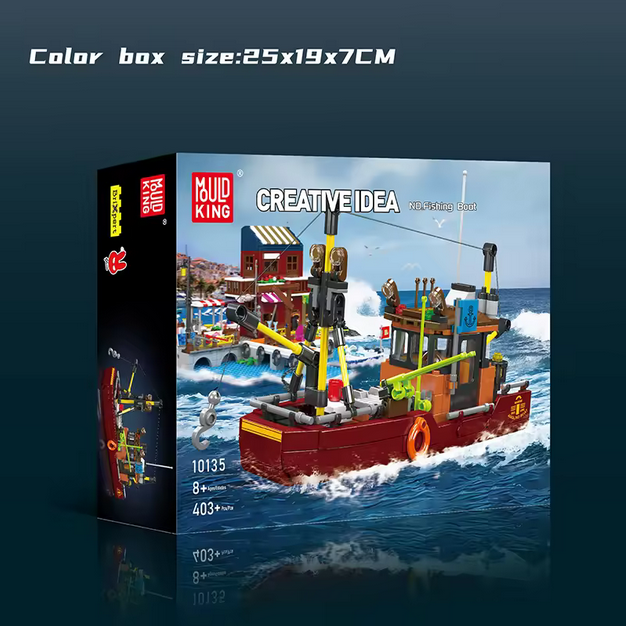 Mould King 10137 Redbeard's Revenge Piratenschiff Bausatz – 928 Teile MK