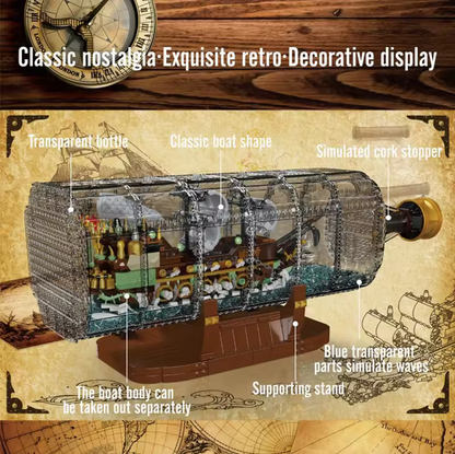 Mould King 10067 Fliegender Holländer Schiff in der Flasche – 2.488 Teile MK
