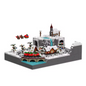 Mould King 12029 Weihnachtszug Wunderland – Motorisierter Modellbausatz mit Licht & Musik (4232 Teile) MK