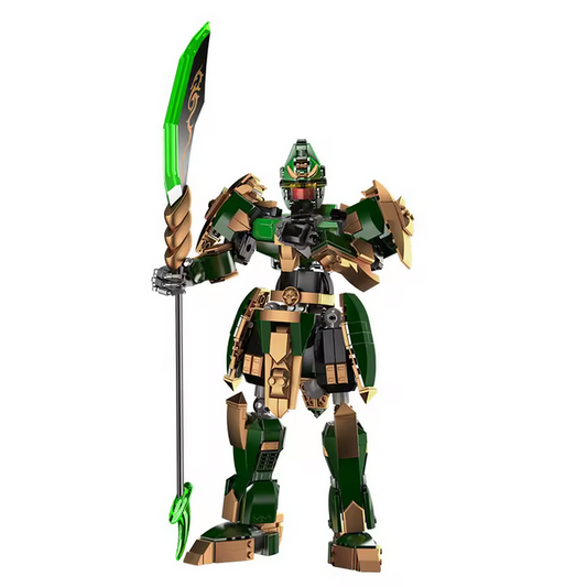 MOULD KING 93002 Guan Yu Legendärer General Bausatz – Goldene Krieger Actionfigur (Sammlermodell) MK
