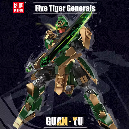 MOULD KING 93002 Guan Yu Legendärer General Bausatz – Goldene Krieger Actionfigur (Sammlermodell) MK