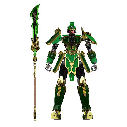 Mould King 93001 Guan Yu Legendärer General Bausatz – Großes Standmodell (60 cm, Sammlerfigur) MK
