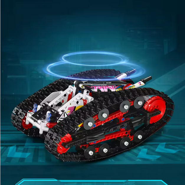 Mould King 13153 App-gesteuerter Tracked Racer – RC Kettenfahrzeug (836 Teile) MK