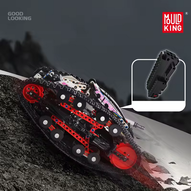Mould King 13153 App-gesteuerter Tracked Racer – RC Kettenfahrzeug (836 Teile) MK