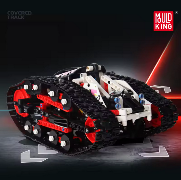 Mould King 13153 App-gesteuerter Tracked Racer – RC Kettenfahrzeug (836 Teile) MK