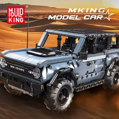 Mould King 15085 Offroad SUV Modellbausatz mit Rückziehmotor – Geländewagen (828 Teile) MK