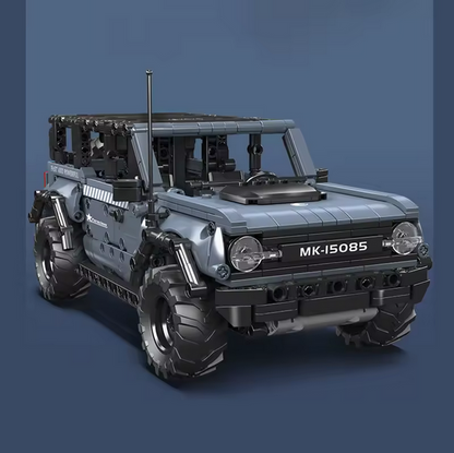 Mould King 15085 Offroad SUV Modellbausatz mit Rückziehmotor – Geländewagen (828 Teile) MK