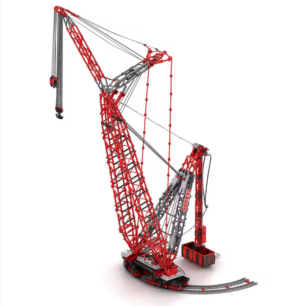 Reobrix 22028 RC SK6000 Kran Modellbausatz – XXL Technik Kran mit Fernsteuerung (7477 Teile) Roebrix