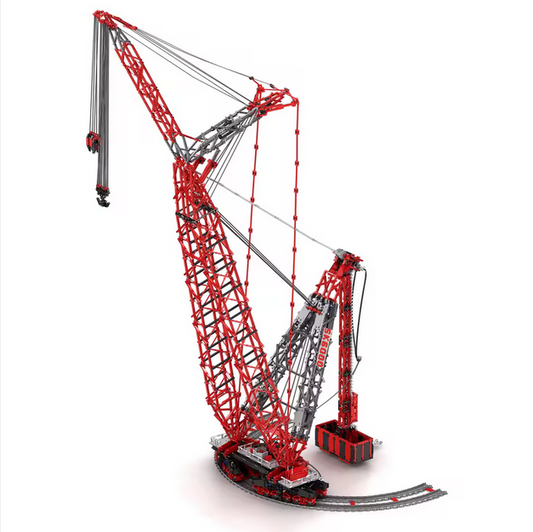 Reobrix 22028 RC SK6000 Kran Modellbausatz – XXL Technik Kran mit Fernsteuerung (7477 Teile) Roebrix