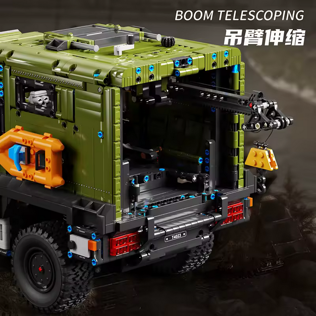 TaiGaole T4023 Unimog Offroad Rettungswagen Modellbausatz – Technik Fahrzeug (3850 Teile) TaiGaole