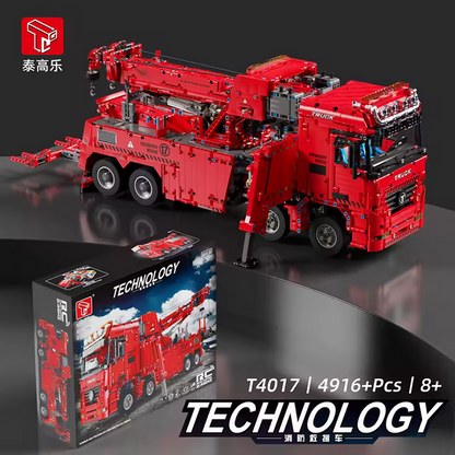 TaiGaole T4017 RC Feuerwehr Rettungsfahrzeug – Technik Modell mit Fernsteuerung (4916 Teile) TaiGaole