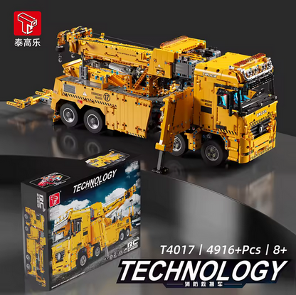 TaiGaole T4017 RC Feuerwehr Rettungsfahrzeug – Technik Modell mit Fernsteuerung (4916 Teile) TaiGaole