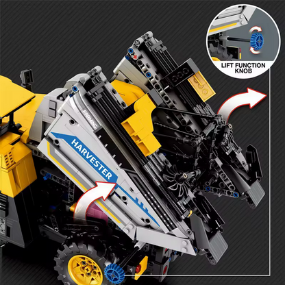 Reobrix 22026 RC Traubenernte LKW Modellbausatz – Technik Landwirtschaftsfahrzeug (2206 Teile) Roebrix