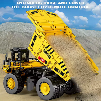 Reobrix 22025 RC Muldenkipper Mining Truck – Technik Baustellenfahrzeug Modellbausatz Roebrix