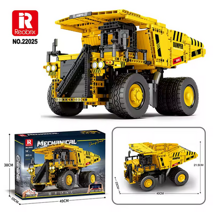 Reobrix 22025 RC Muldenkipper Mining Truck – Technik Baustellenfahrzeug Modellbausatz Roebrix