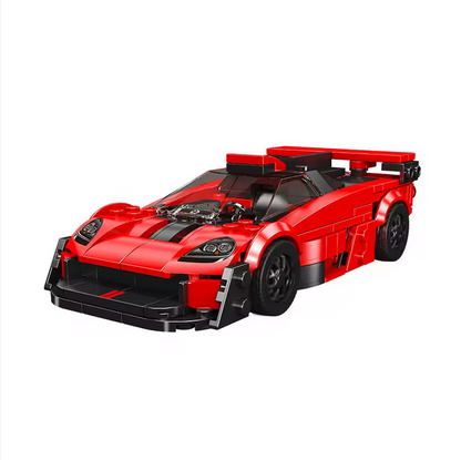 Mould King 27106 T.50s Supercar Modellbausatz – Mini Hypercar mit Vitrine (333 Teile) MK