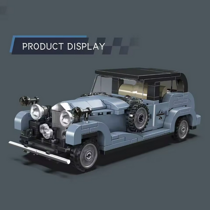 Mould King 27104 Phantom III Oldtimer Modellbausatz – Classic Car mit Vitrine (320 Teile) MK