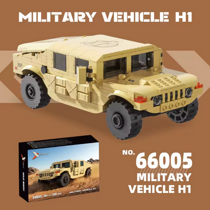 Xbert 66005 Hummer Geländewagen Modellbausatz – Offroad SUV (510 Teile) Xbert