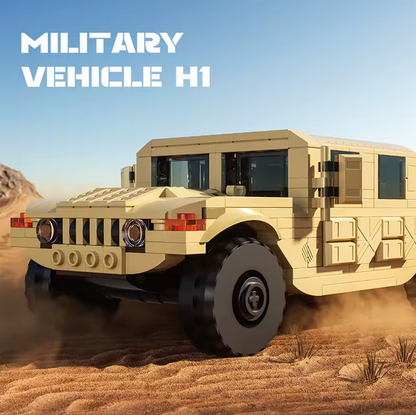 Xbert 66005 Hummer Geländewagen Modellbausatz – Offroad SUV (510 Teile) Xbert