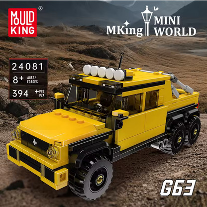 Mould King 24081 G63 6x6 Geländewagen Modellbausatz – Offroad SUV (394 Teile) MK