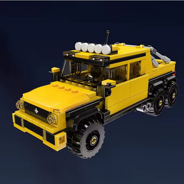 Mould King 24081 G63 6x6 Geländewagen Modellbausatz – Offroad SUV (394 Teile) MK
