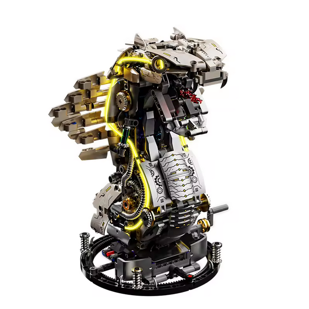 MJI 13095 Mechanische Königskobra Modellbausatz – Bewegliches Tiermodell (1186 Teile) MJI