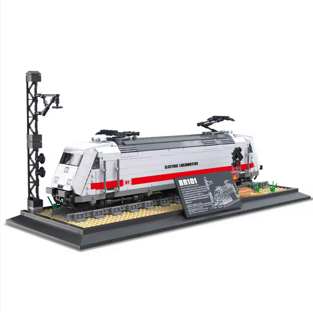 Reobrix 66802 BR101 Zug Modellbausatz – Lokomotive Ornament (1928 Teile) Roebrix