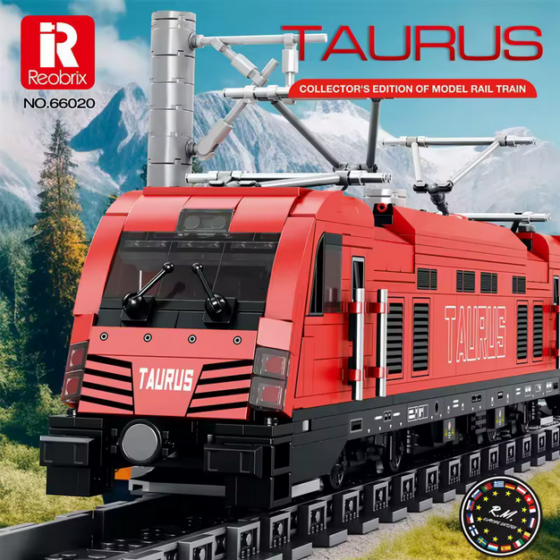Reobrix 66020 ÖBB Zug Modellbausatz – Österreichischer Personen- & Regionalzug (1939 Teile) Roebrix