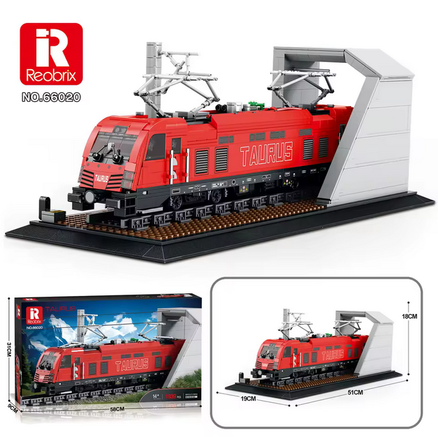 Reobrix 66020 ÖBB Zug Modellbausatz – Österreichischer Personen- & Regionalzug (1939 Teile) Roebrix