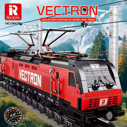 Reobrix 66019 RC Siemens Zug Modellbausatz – Elektrischer Hochgeschwindigkeitszug (1757 Teile) Roebrix