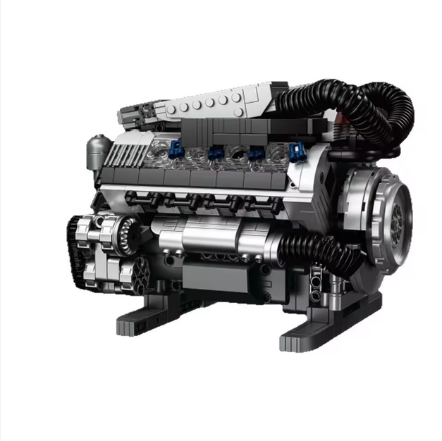 Free Tribe 36303 V8 Motor Modellbausatz – Technischer Motor (931 Teile) Free Tribe
