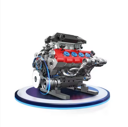 Free Tribe 36302 SF90 Motor Modellbausatz – Supersportwagen Motor (1189 Teile) Free Tribe