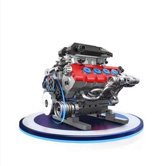 Free Tribe 36302 SF90 Motor Modellbausatz – Supersportwagen Motor (1189 Teile) Free Tribe
